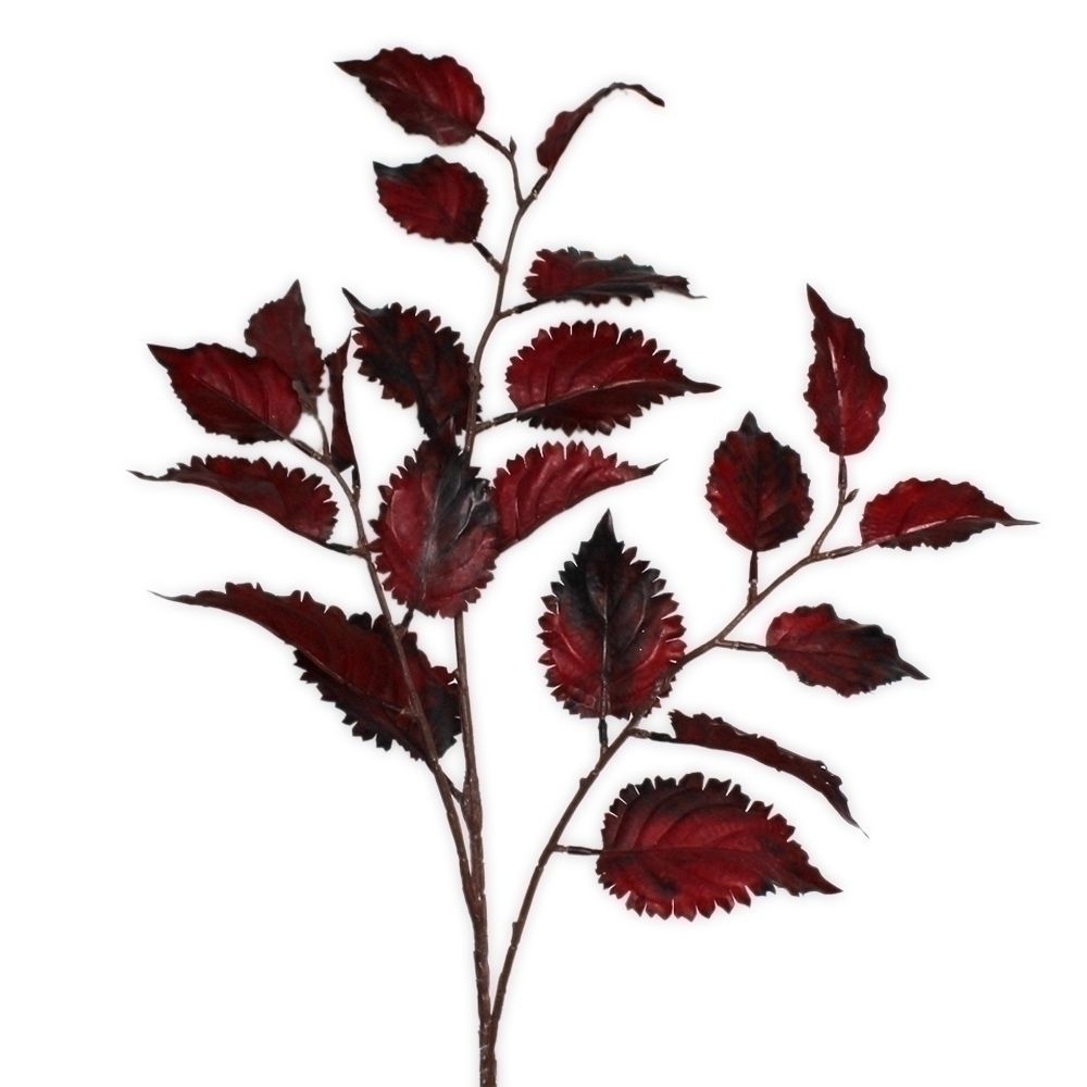 UK Listy větev v.70cm bordó