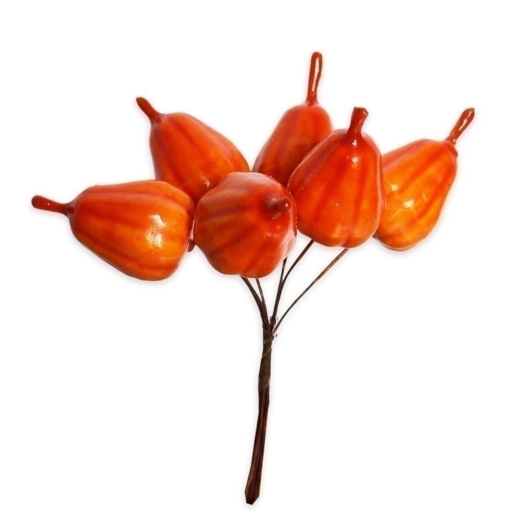 UK Dýně pvc zápich v.13x7cm oranžová S/6