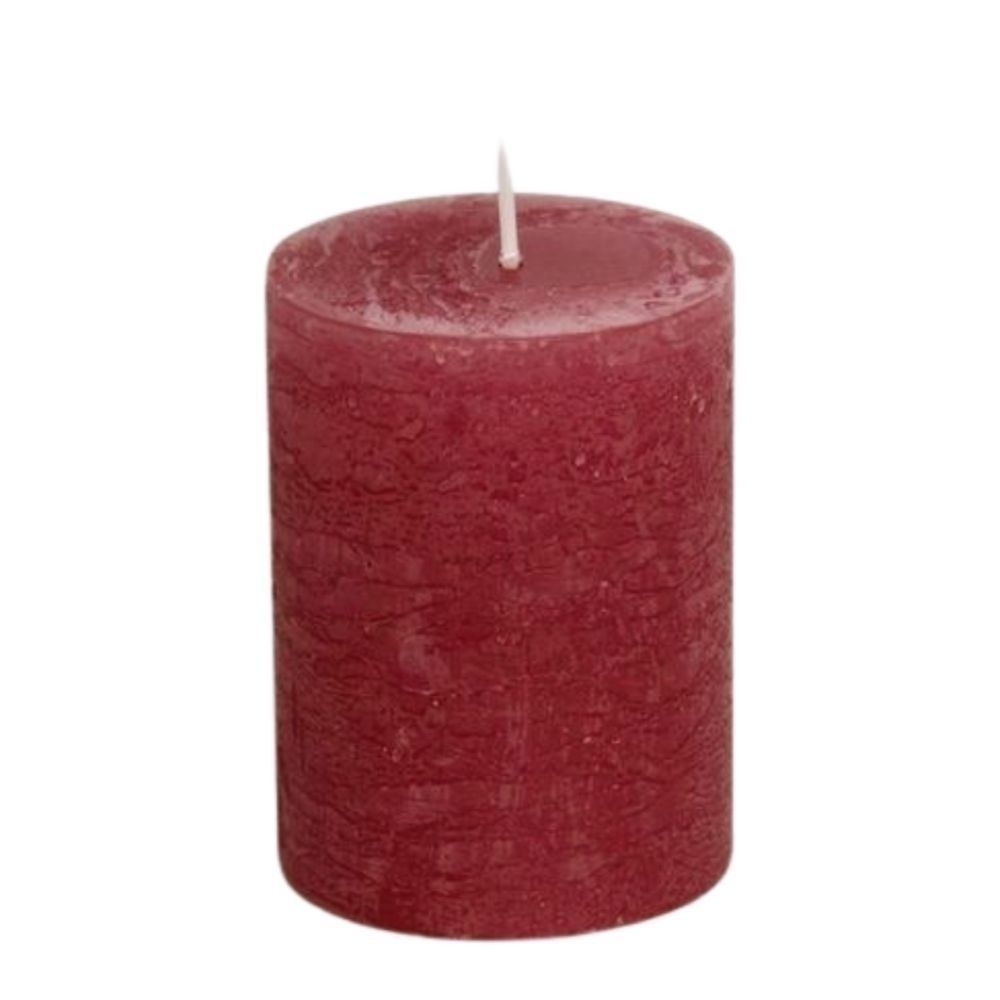 Svíčka Rustik válec pr.70x120mm starorůžová