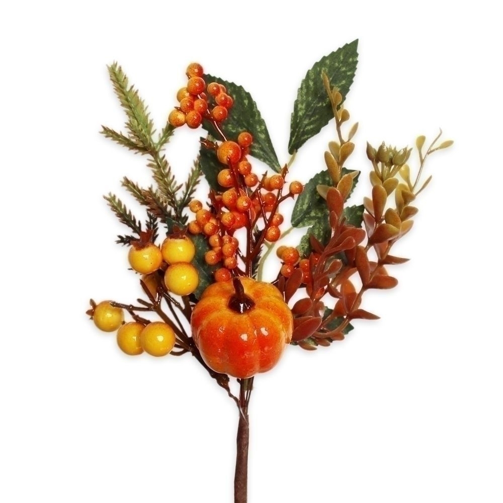 UK Větvička podzim pvc v.21cm oranž