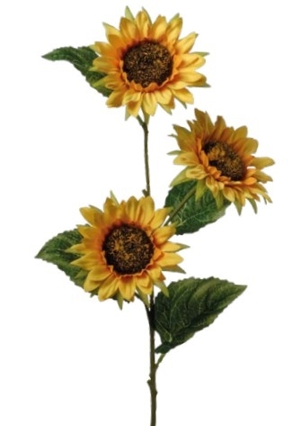 UK Slunečnice x3 pr.24/64cm pvc