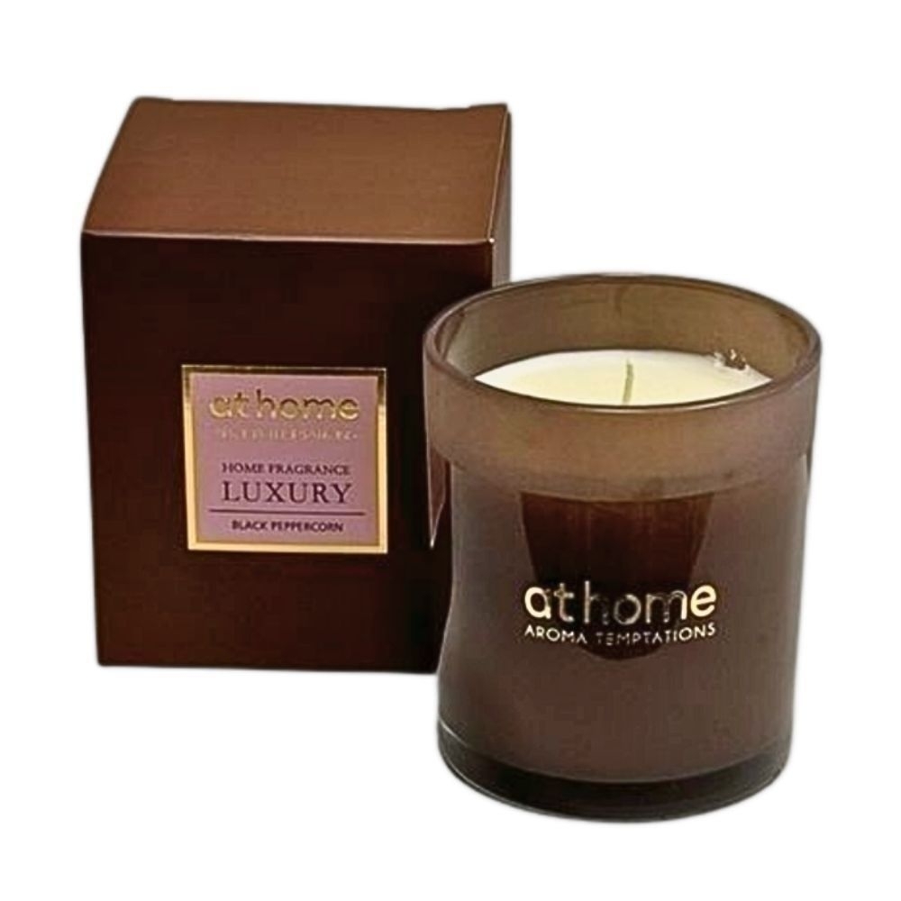 Svíčka vonná sklo v.10x8,8cm HOME Black Peppercorn