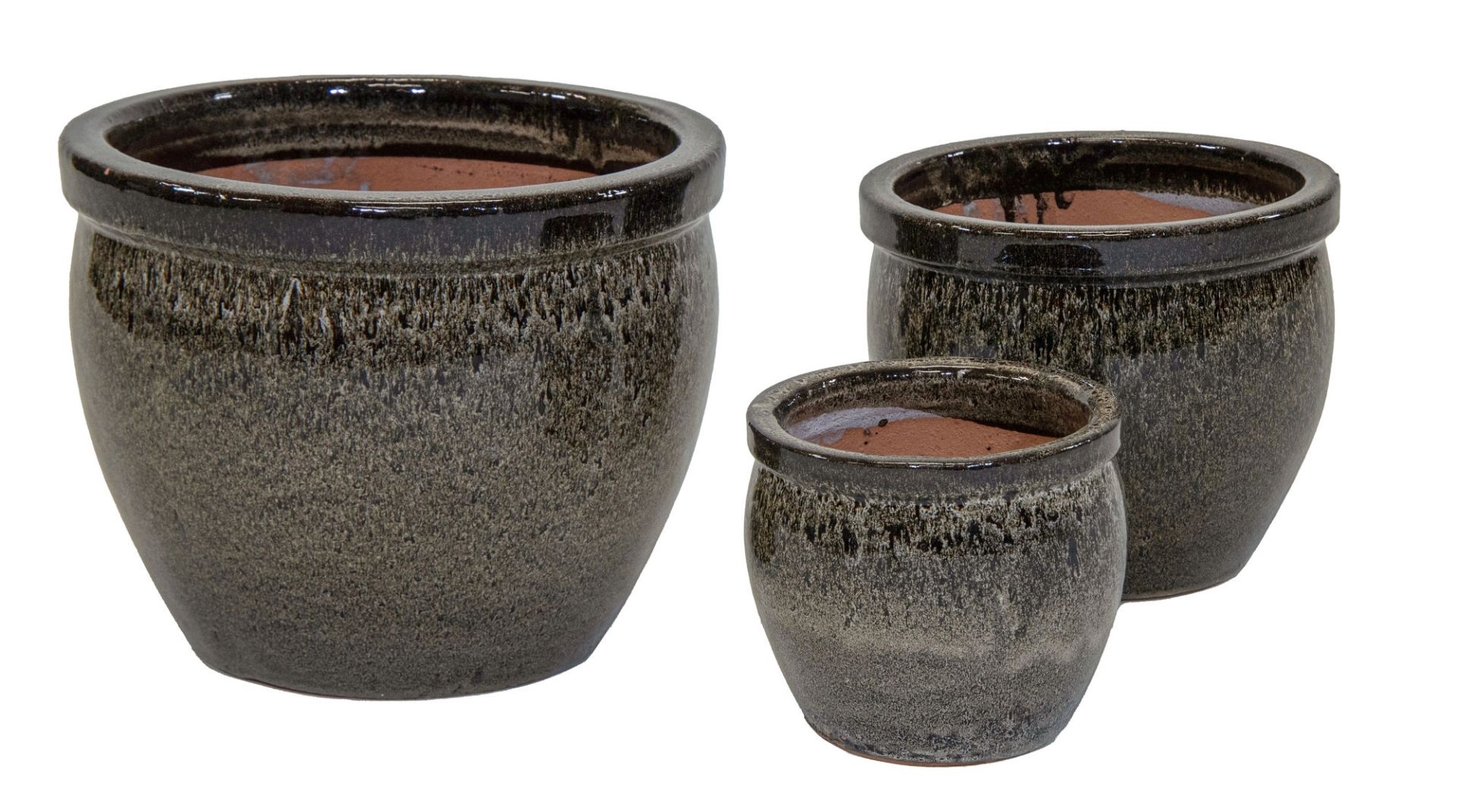 KER vázy Stretched pr.27-38/40-cm hnědé S/3