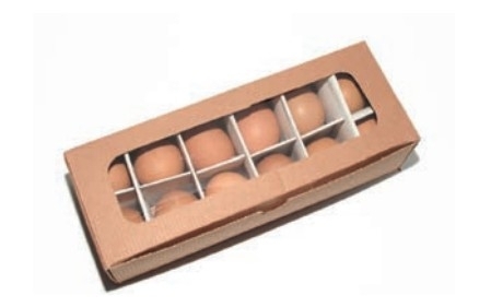 Vajíčka reálná natur S/12ks