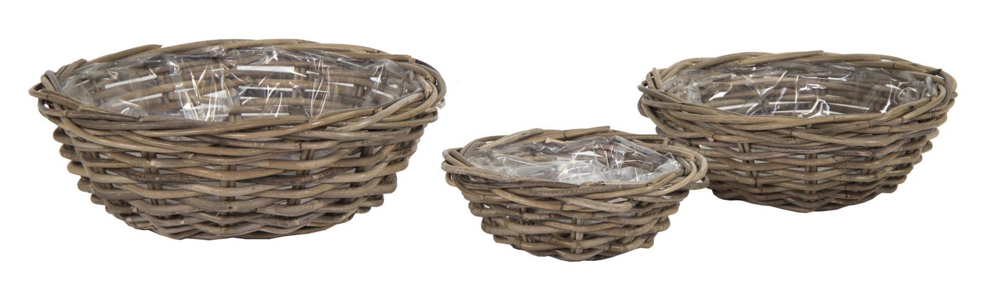 Proutí misky Laura pr.45-27cm hnědé S/3