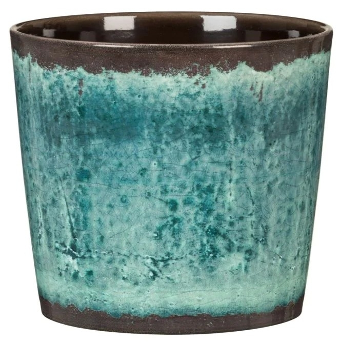 KER obal Ocean glaze pr.13x11,7cm tyrkysový