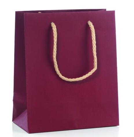 Taška papír v.37x27x12cm bordó