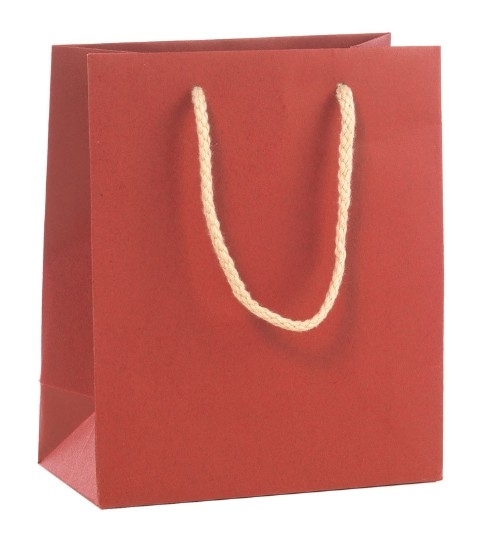 Taška papír v.37x27x12cm červená
