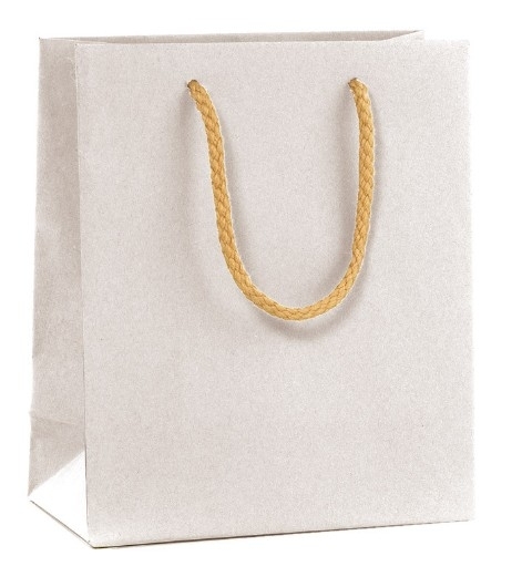 Taška papír v.37x27x12cm bílá