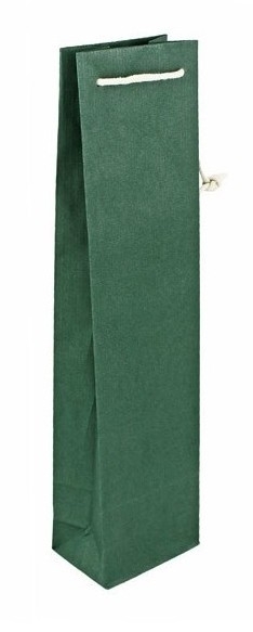 Taška papír v.39x12x9cm tm.zelená