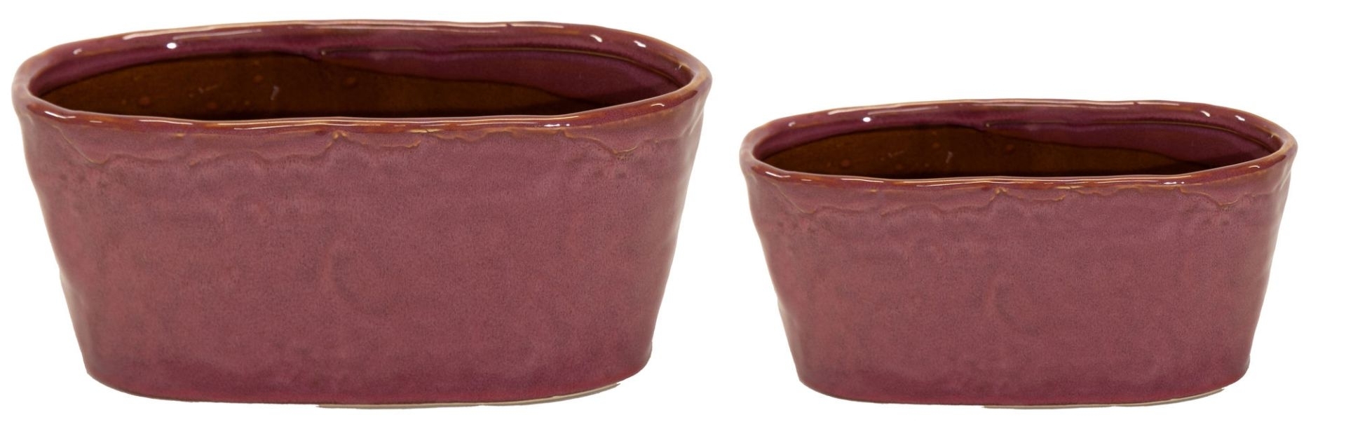 KER obaly Village ovál cherry dl.25-22,5cm S/2