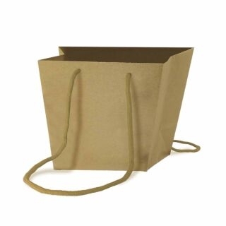 Taška papír Trianon v.15x16,5cm růžová